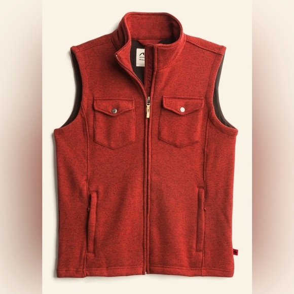NWOT Mountain Khakis Old Faithful Fleece Vest // Mahogany // Men’s L - Picture 2 of 7